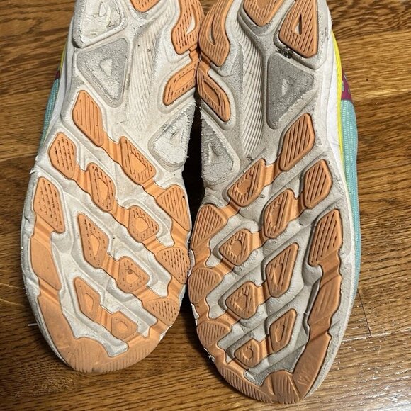 Hoka One Clifton 9 Youth Kids 5MD/ Womens 6.5M Running Shoes Sneakers - Picture 3 of 4
